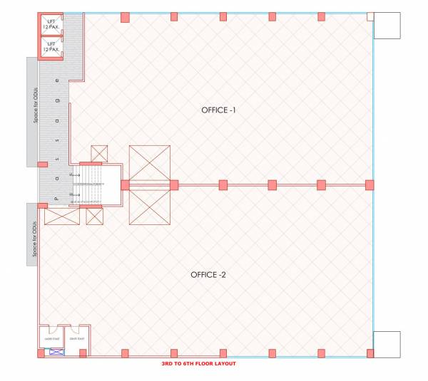  smeet Smeet Cluster Plan from 3rd to 6th Floor