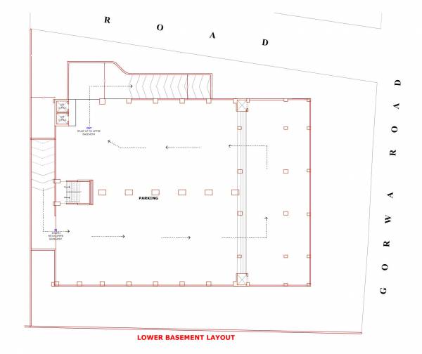  smeet Smeet Lower Basement Floor Cluster Plan