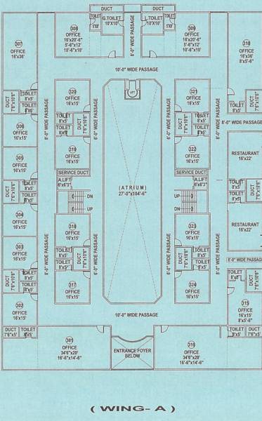  kpct Wing A Cluster Plan For 3rd Floor