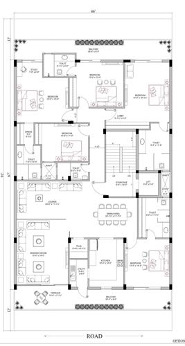  opulent-pavilions Opulent Pavilions Cluster Plan from 1st to 4th Floor