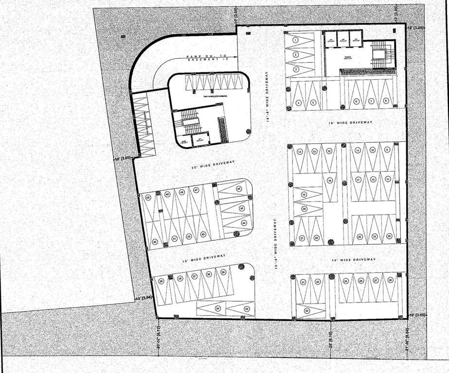  sahaj icon Sahaj Icon Basement 2 Floor Cluster Plan