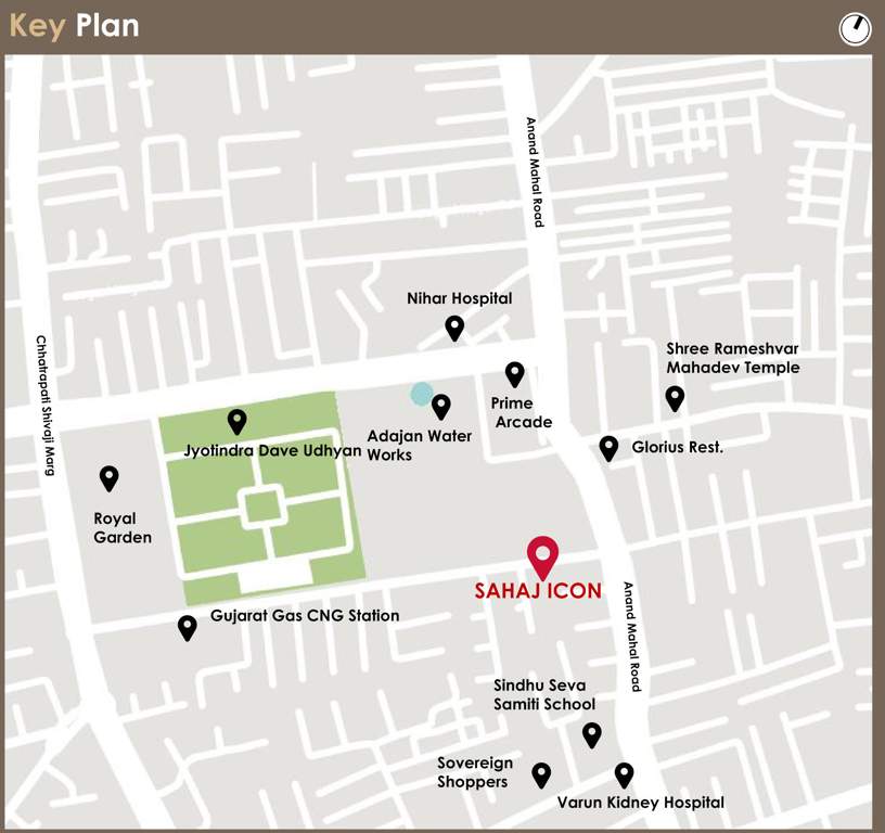  sahaj icon Location Plan