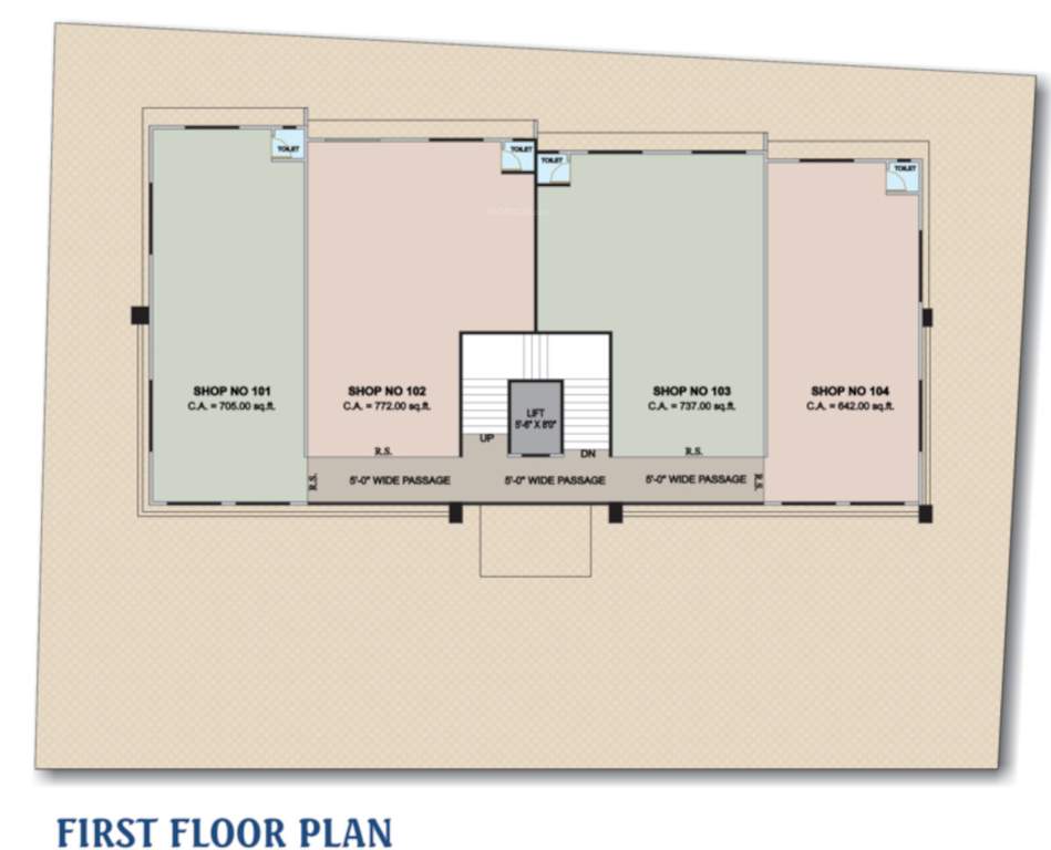  shantam Shantam Cluster Plan for 1st Floor