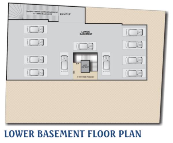  shantam Shantam Lower Basement Floor Cluster Plan