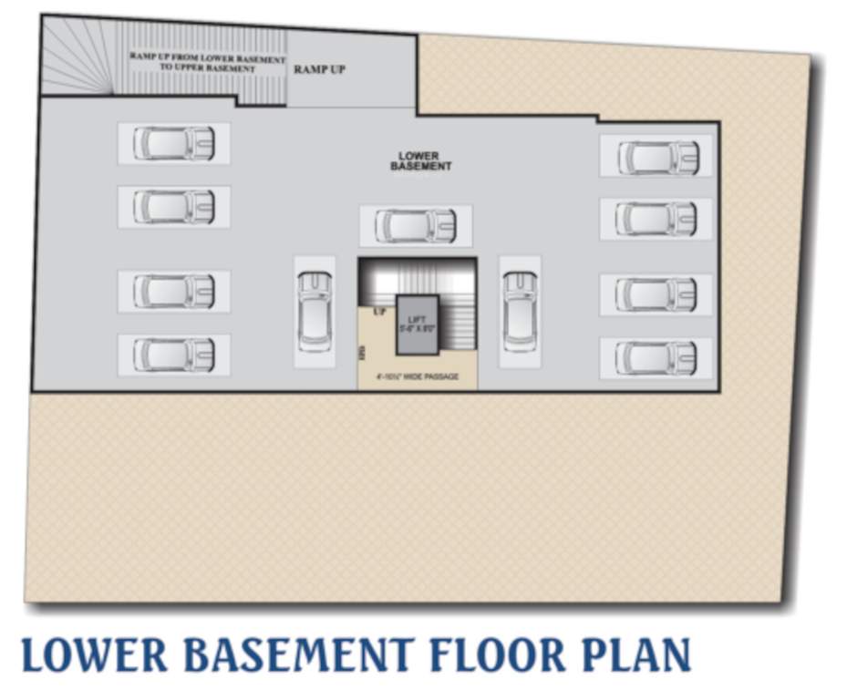  shantam Shantam Lower Basement Floor Cluster Plan