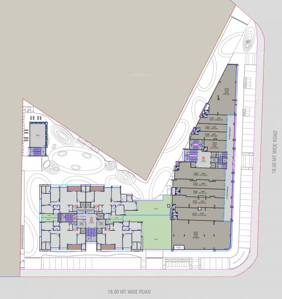  the-verity Block A & B Cluster Plan for 1st Floor