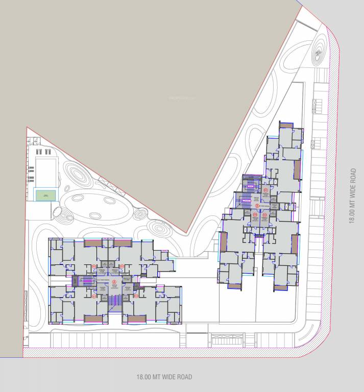  the verity Block A & B Cluster Plan from 3rd to 16th Floor