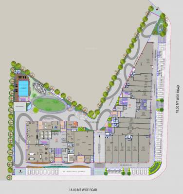  the-verity Block A & B Ground Floor Cluster Plan