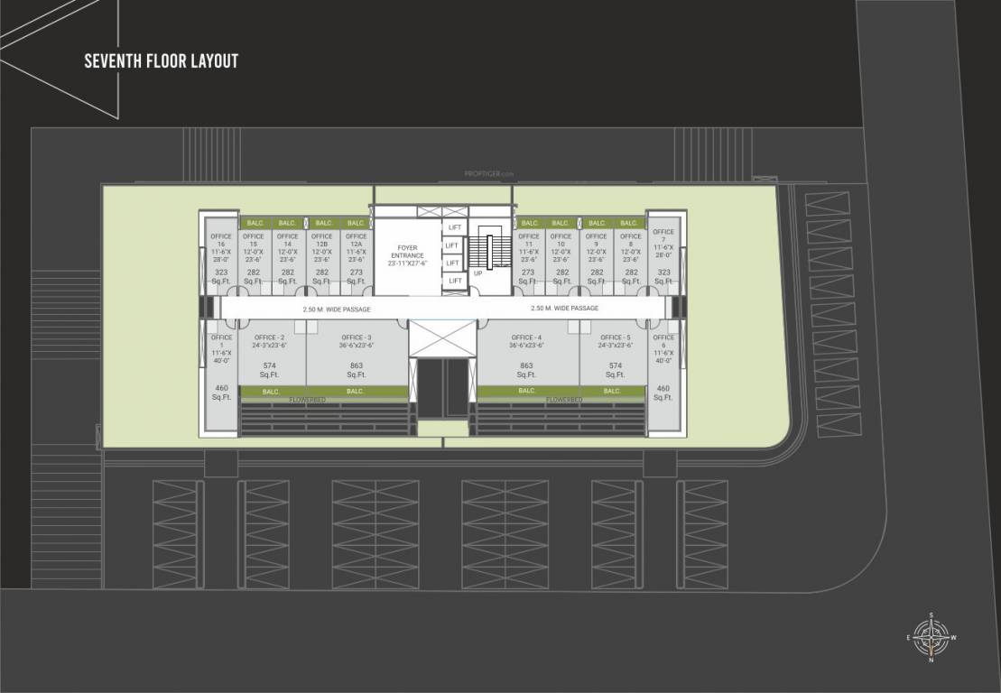  the iconic The Iconic Cluster Plan for 7th Floor
