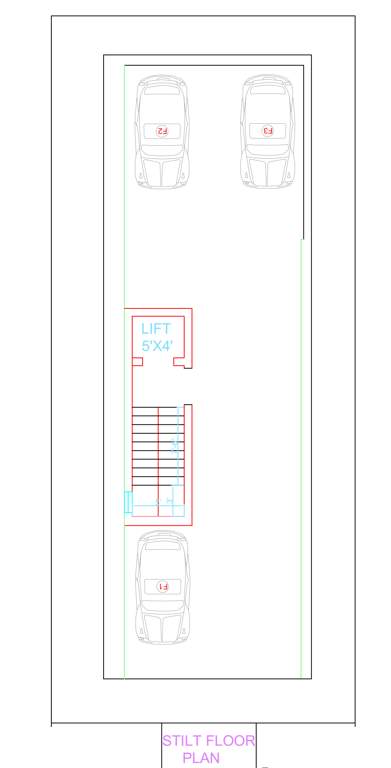  garden villa apartment Garden Villa Apartment Cluster Plan for ground Floor