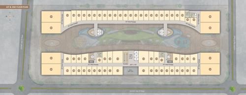  the-boulevard The Boulevard Cluster Plan from 1st to 2nd Floor