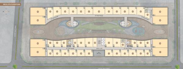  the-boulevard The Boulevard Cluster Plan from 3rd to 4th Floor