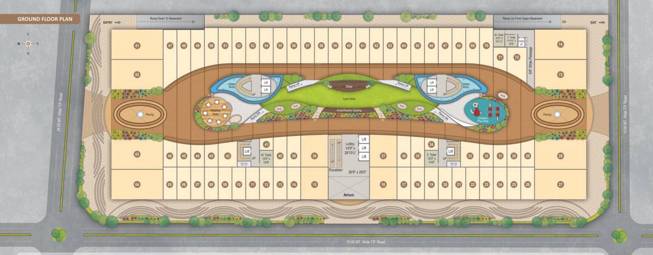  the boulevard The Boulevard Ground Floor Cluster Plan