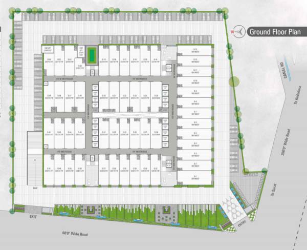 Platinum Ground Floor Cluster Plan platinum Platinum Ground Floor Cluster Plan