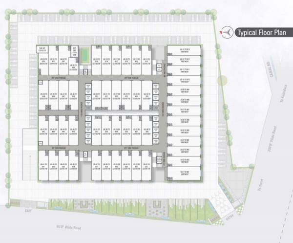 Platinum Typical Floor Cluster Plan platinum Platinum Typical Floor Cluster Plan