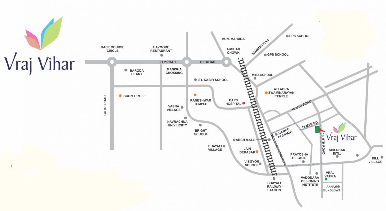  vraj vihar  Location Plan