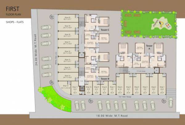A, B, C Cluster Plan For 1st Floor keshav-kunj- A, B, C Cluster Plan For 1st Floor