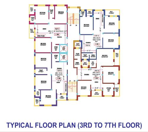  manishika-enclave-phase-lll Manishika Enclave Phase lll Cluster Plan From 3rd To 7th Floor
