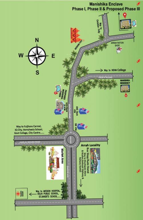  manishika enclave phase lll Location Plan