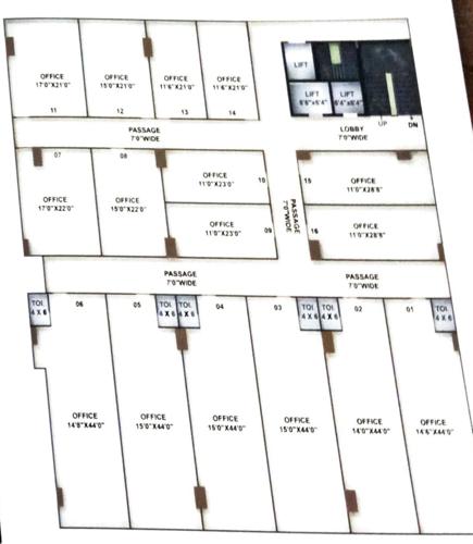 Cliffton Corporate Cluster Plan From 2nd To 8th Floor cliffton-corporate Cliffton Corporate Cluster Plan From 2nd To 8th Floor