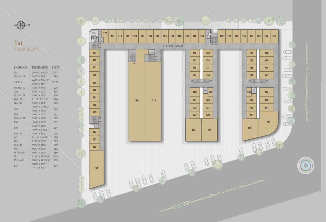  opera business hub Opera Business Hub Cluster Plan for 1st Floor