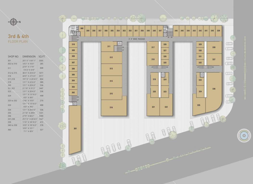  opera business hub Opera Business Hub Cluster Plan from 3rd to 4th Floor