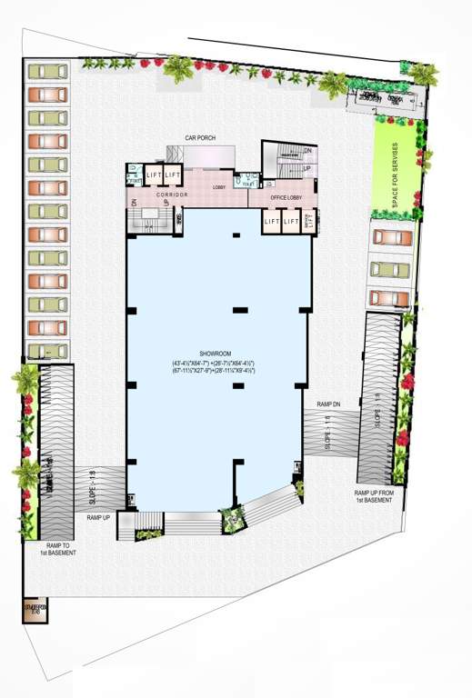  business 18 Business 18 Cluster Plan For Ground Floor