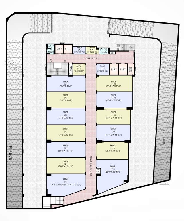 business 18 Business 18 Cluster Plan For Lower Ground Floor