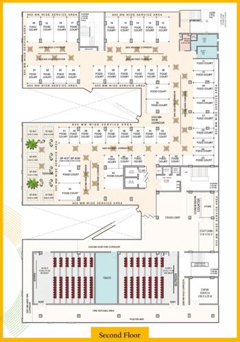  yamuna-city-mall Yamuna City Mall Cluster Plan For 2nd Floor