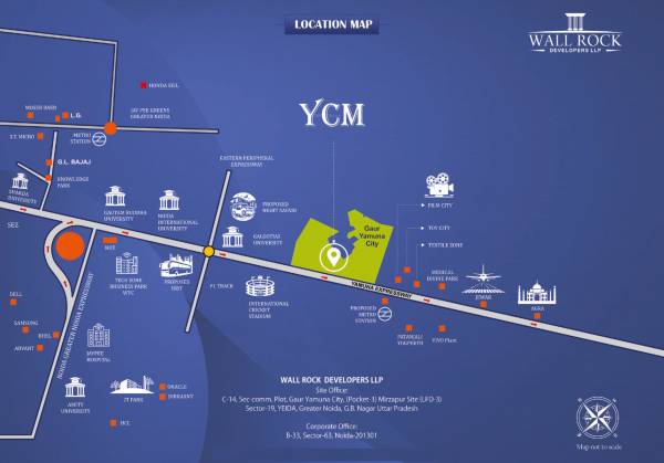  yamuna-city-mall Location Plan