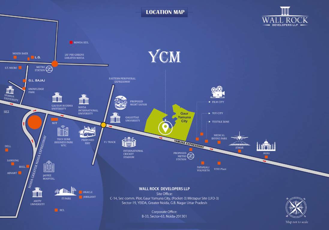  yamuna city mall Location Plan