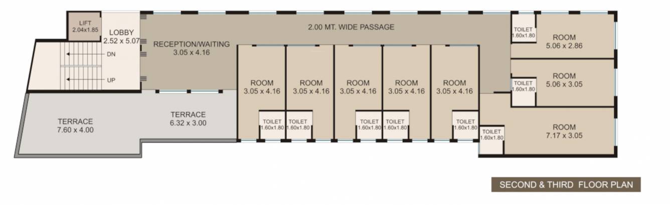 royal square Royal Square Cluster Plan from 2nd to 3rd Floor