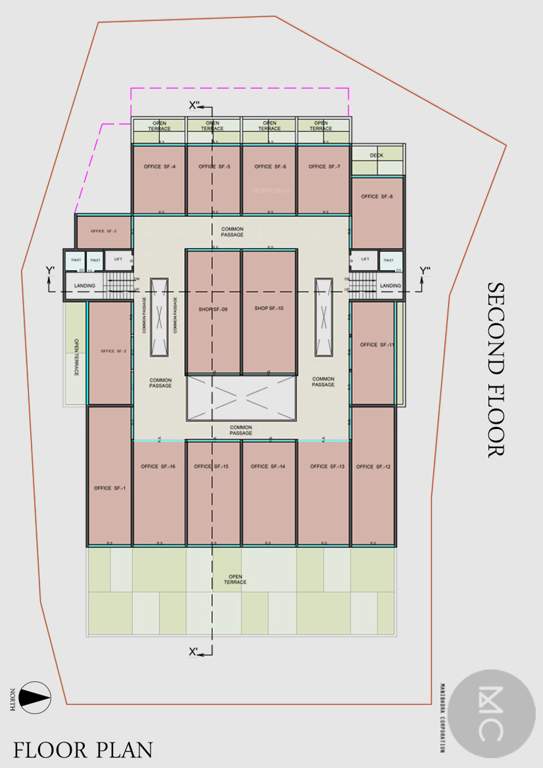  central plaza Central Plaza Cluster Plan for 2nd Floor