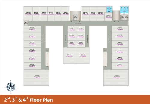  times-galaxy Times Galaxy Cluster Plan from 2nd to 4th Floor