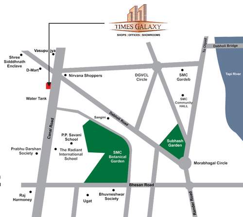  times-galaxy Location Plan