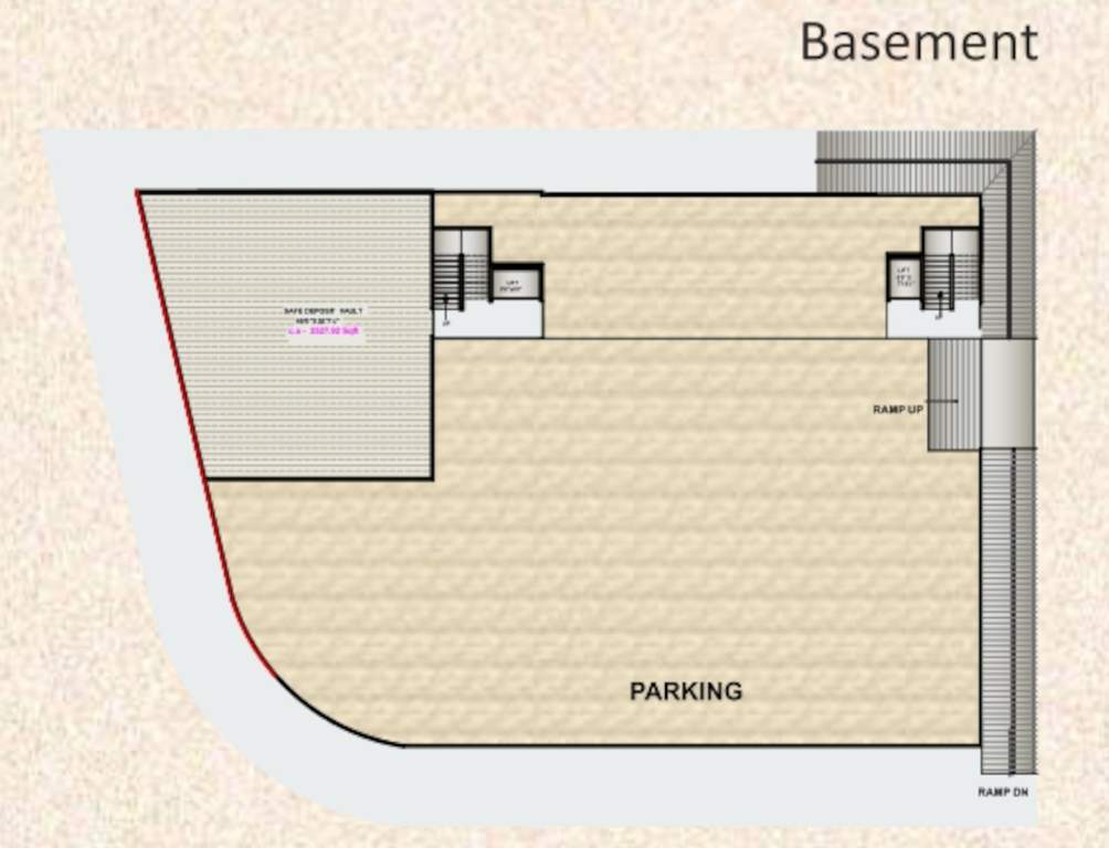  times corner MRP Times Corner Basement Cluster Plan