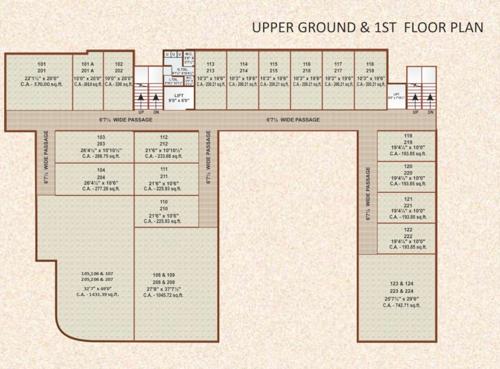 MRP Times Corner Cluster Plan from Upper ground to 1st Floor times-corner MRP Times Corner Cluster Plan from Upper ground to 1st Floor