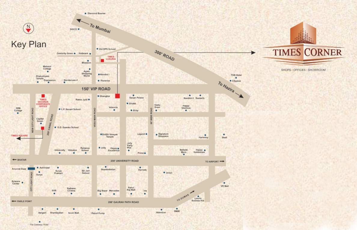  times corner Location Plan