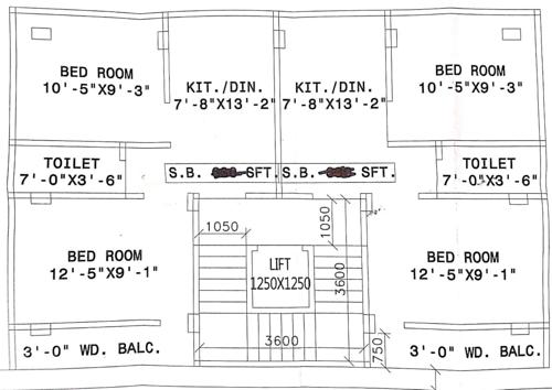  grihoprobesh-dineshlata Grihoprobesh Dineshlata Cluster Plan from 1st to 3rd Floor