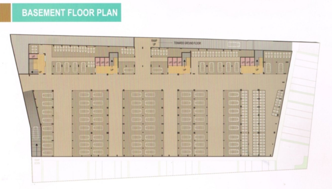  lotus mall Lotus Mall Basement Floor Cluster Plan