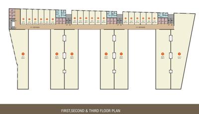  lotus-mall Lotus Mall Cluster Plan from 1st to 3rd Floor
