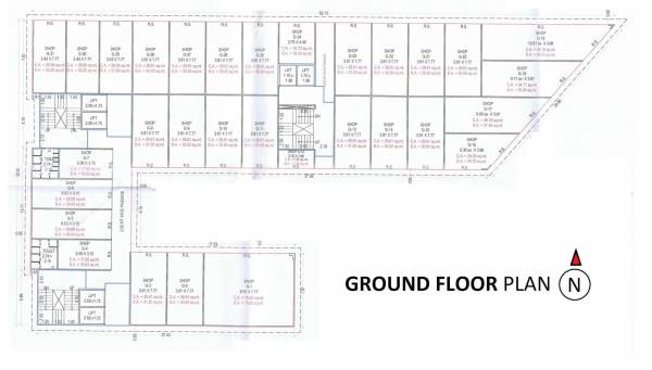 commerz Commerz Ground Floor Cluster Plan