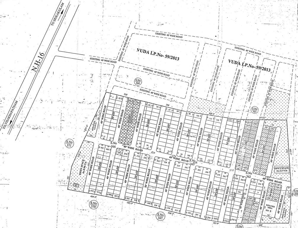  sri raghavendra brindavanam Layout Plan
