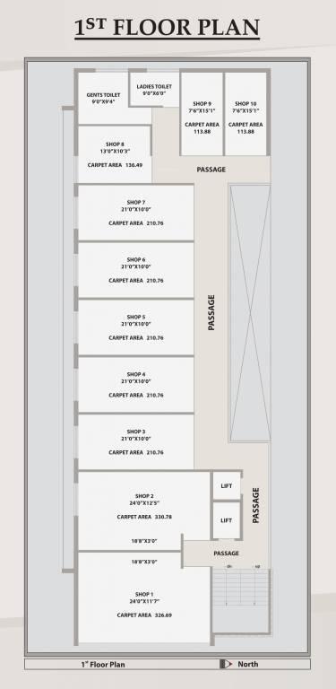 square 11 Square 11 Cluster Plan for 1st Floor
