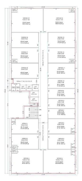 surat dawa bazar Surat Dawa Bazar Cluster Plan for 7th Floor