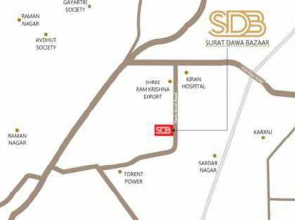  surat-dawa-bazar Location Plan