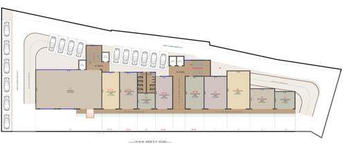  archit-sai-avenue Archit Sai Avenue Cluster Plan For Ground Floor