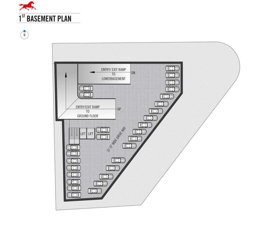  galloping corridor Galloping Corridor Cluster Plan for 1st Basement