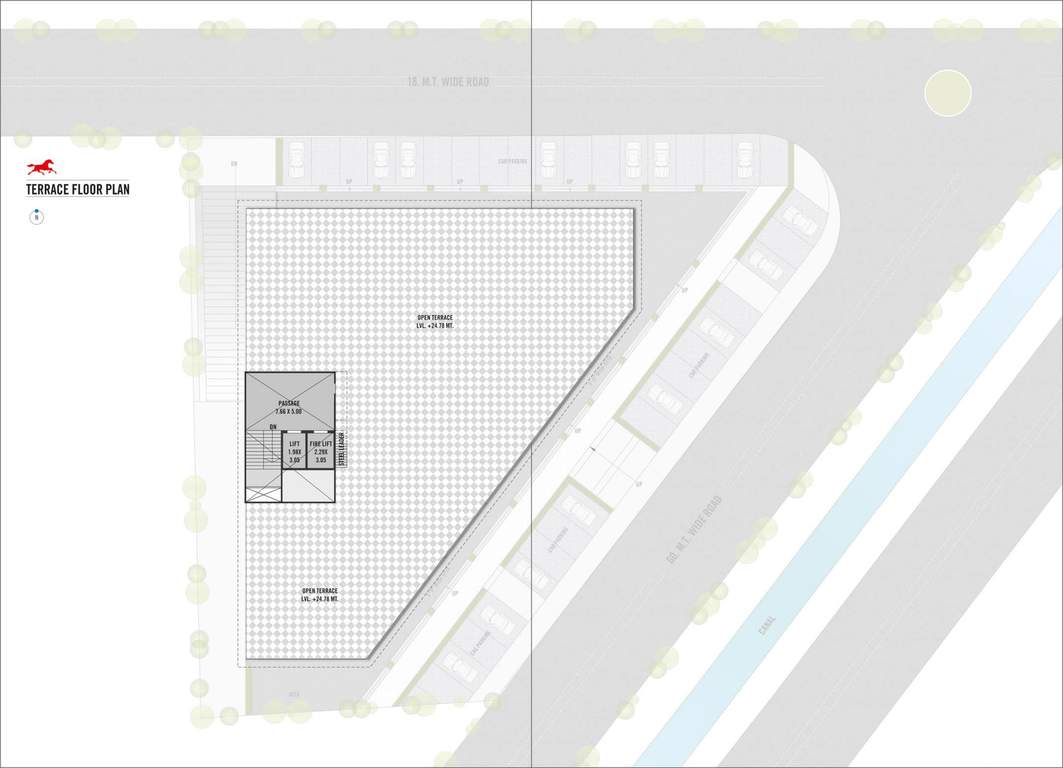  galloping corridor Galloping Corridor Cluster Plan for Terrace Floor