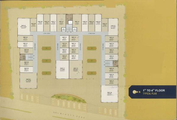  icon Icon Cluster Plan from 1st to 4th Floor